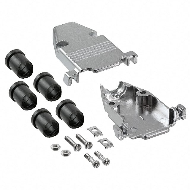 40-9715HMG CONN BACKSHELL 15POS 180DEG SHLD