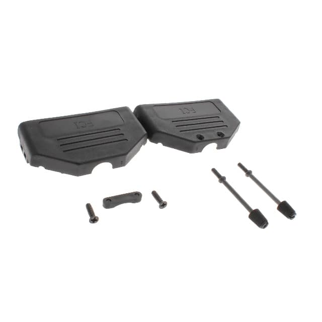 86303641CLF CONN BACKSHELL 50POS 180DEG BLK