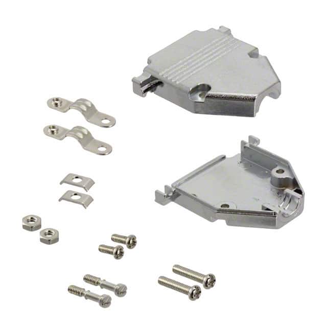 AGP 25 G-METALL CONN BACKSHELL 25POS 180DEG SHLD