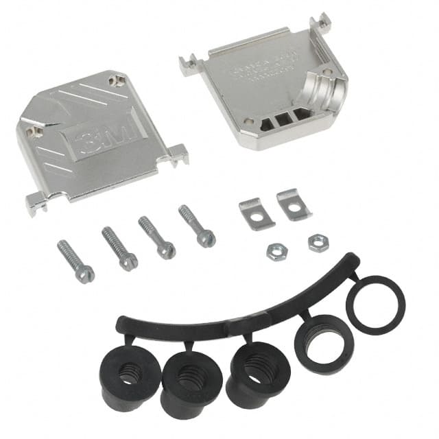 3357-6525-1C CONN BACKSHELL 25POS 45DEG SHLD