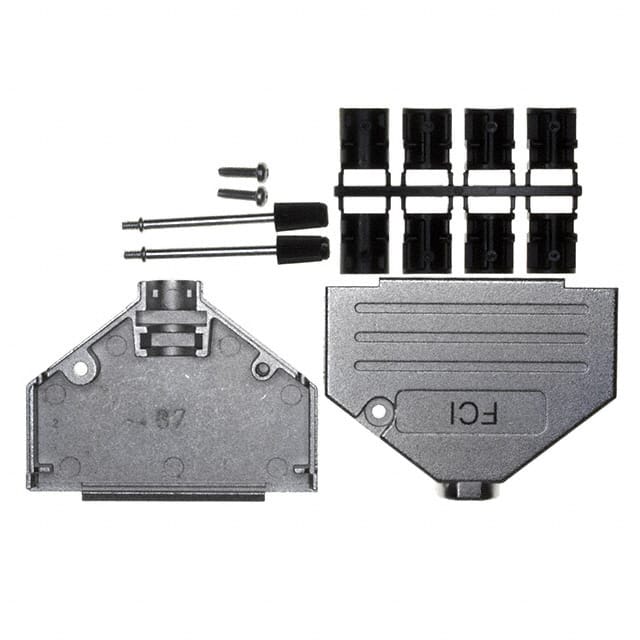 8655MH3701BLF CONN BACKSHELL 37POS 180DEG SHLD