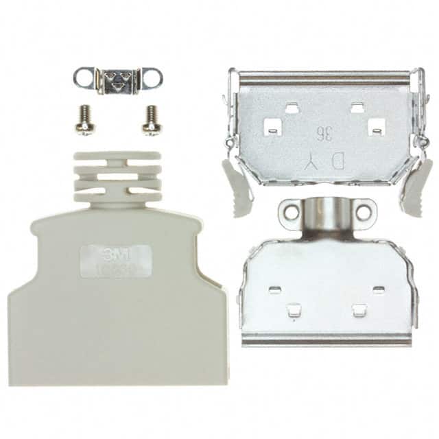 10336-3210-000 CONN BACKSHELL 36POS 180DEG SHLD