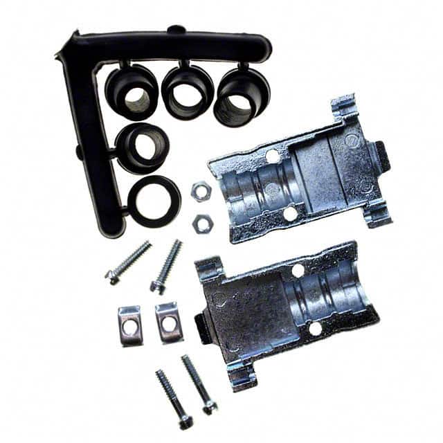 17E-1657-09 CONN BACKSHELL 9POS 180DEG SHLD