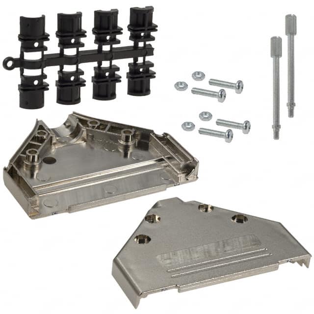 970-037-020R121 CONN BACKSHELL 37POS 180DEG SHLD