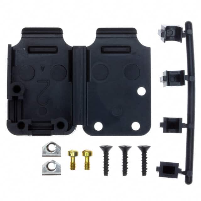 5207908-4 CONN BACKSHELL 15P 90/180DEG BLK