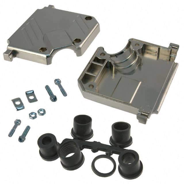 3357-6537-1C CONN BACKSHELL 37POS 45DEG SHLD