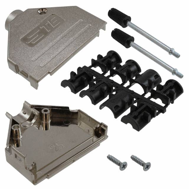 2-2198617-5 CONN BACKSHELL 25POS 180DEG SHLD