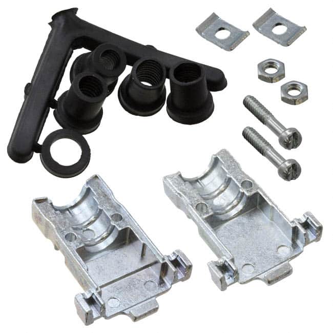 980-2000-345 CONN BACKSHELL 9POS 180DEG SHLD