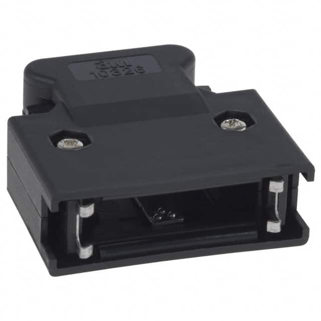 10326-52F0-008 CONN BACKSHELL 26POS 180DEG BLK