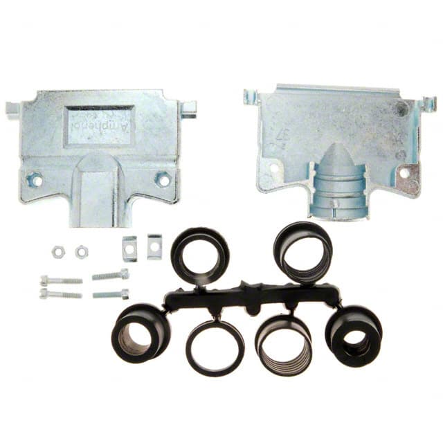 17E-1657-37 CONN BACKSHELL 37POS 180DEG SHLD