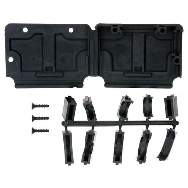 207473-2 CONN BACKSHELL 37P 90/180DEG BLK