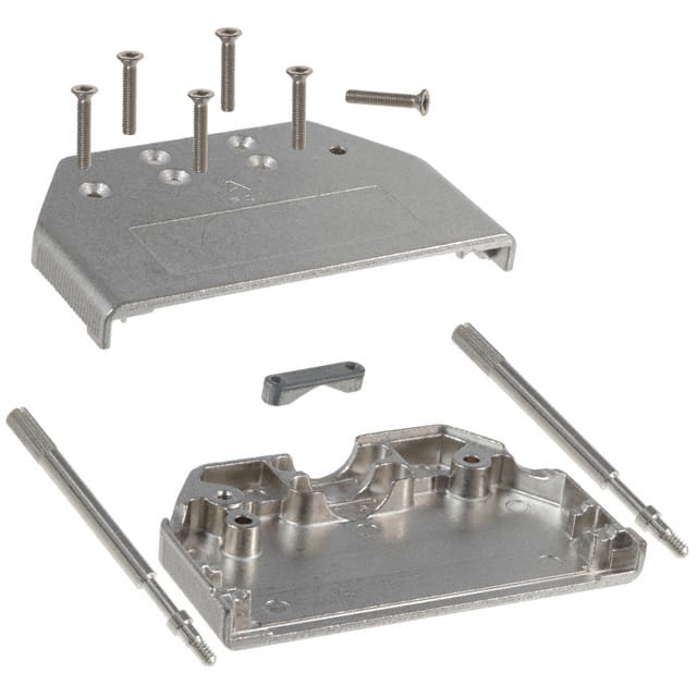 8655MH3711LF CONN BACKSHELL 37POS 180DEG SHLD