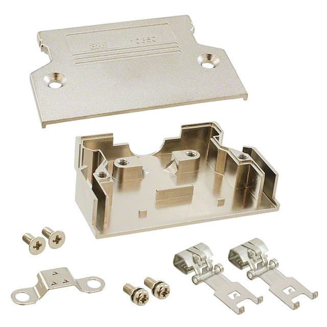 10350-C200-00 CONN BACKSHELL 50POS 180DEG SHLD