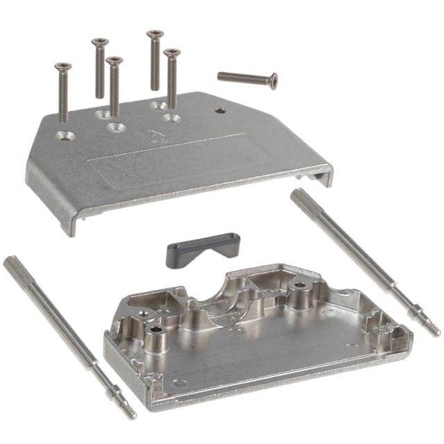 8655MH5011LF CONN BACKSHELL 50POS 180DEG SHLD