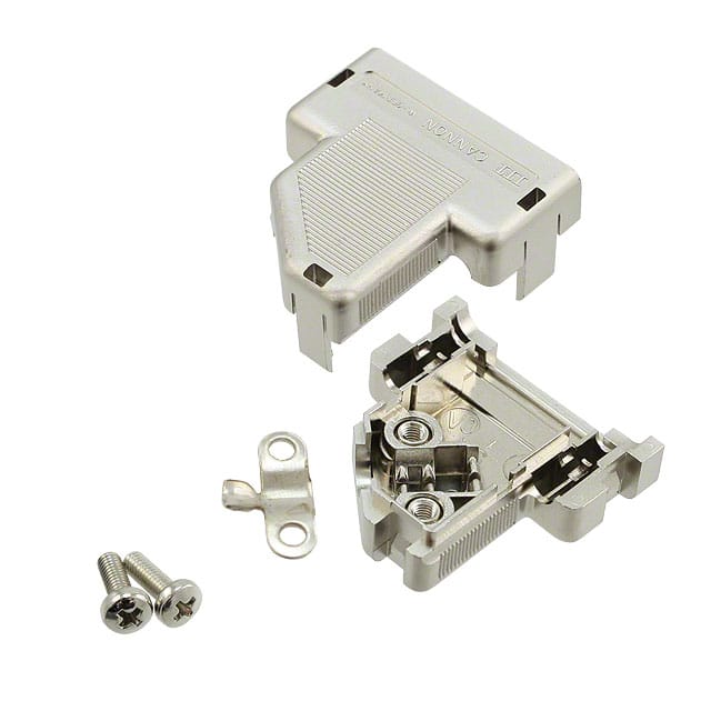 DE12107354 CONN BACKSHELL 9P 50DEG SHLD 5PC