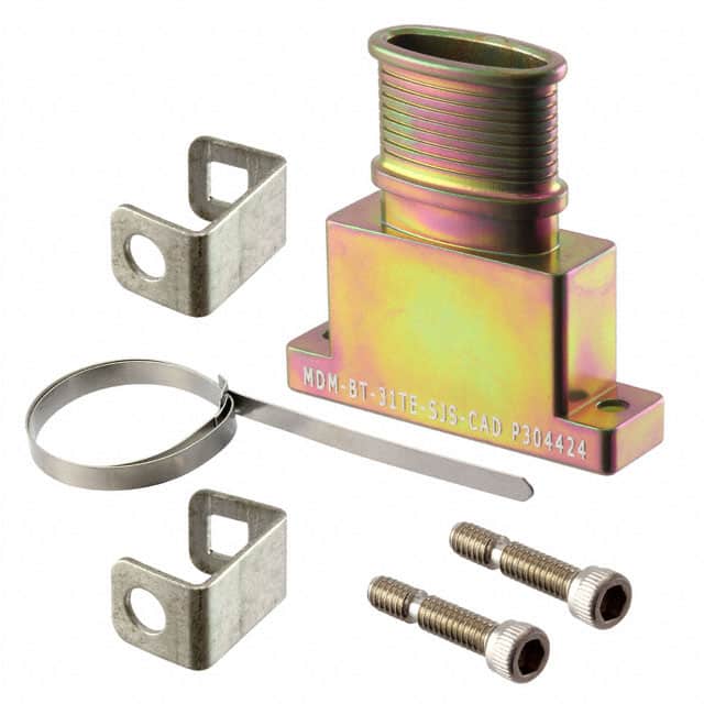 MDM-BT-31TE-SJS-CAD CONN BACKSHELL 31POS 180DEG SHLD
