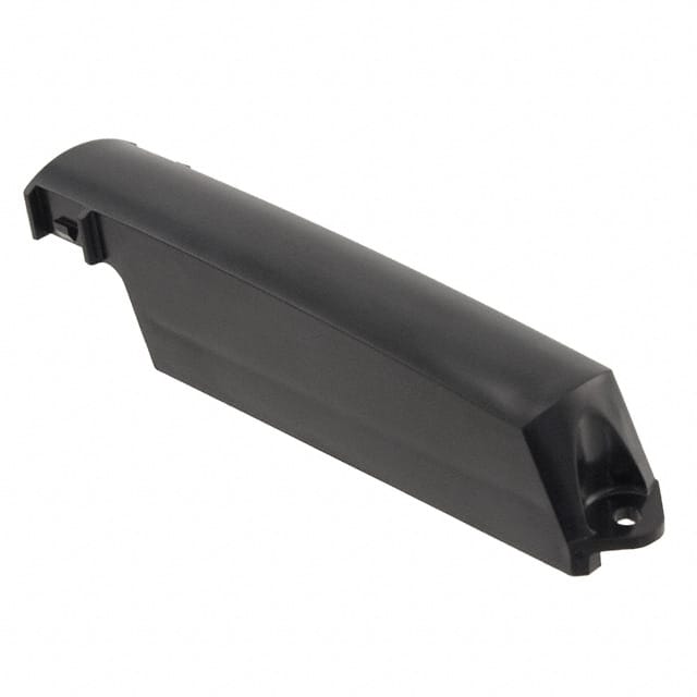 229909-1 CONN BACKSHELL 50POS 90DEG BLACK