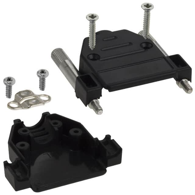 973-015-010-011 CONN BACKSHELL 15POS 180DEG BLK