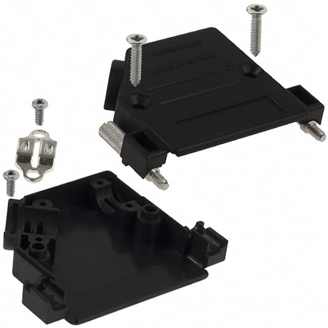 974-025-010-011 CONN BACKSHELL 25POS 40DEG BLACK