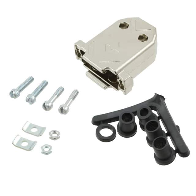 3357-6215-1C CONN BACKSHELL 15POS 180DEG SHLD