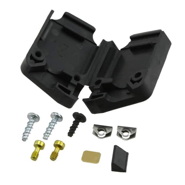 5206478-2 CONN BACKSHELL 15P 45/180DEG BLK