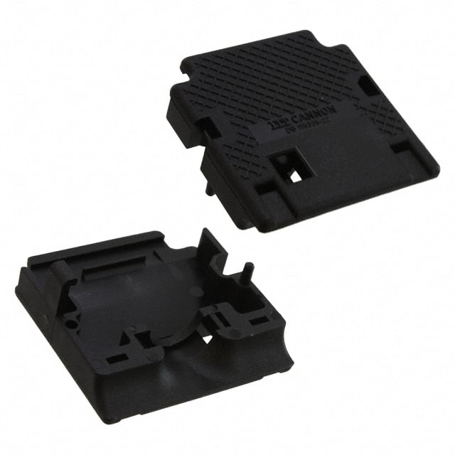 DB11533922 CONN BACKSHELL 25POS 180DEG BLK