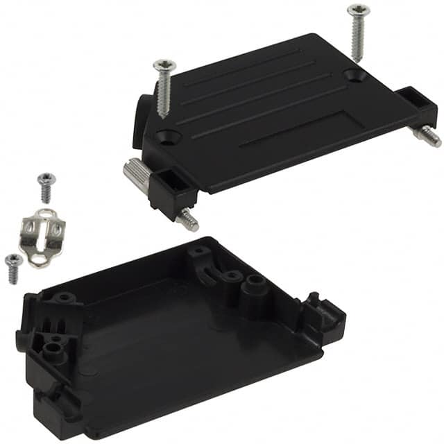 974-037-010R011 CONN BACKSHELL 37POS 40DEG BLACK