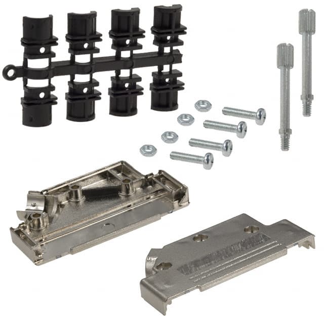 971-037-020-121 CONN BACKSHELL 37POS 45DEG SHLD