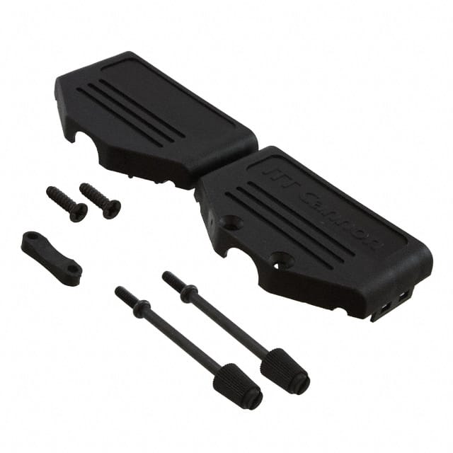 DBBS-25 CONN BACKSHELL 25POS 180DEG