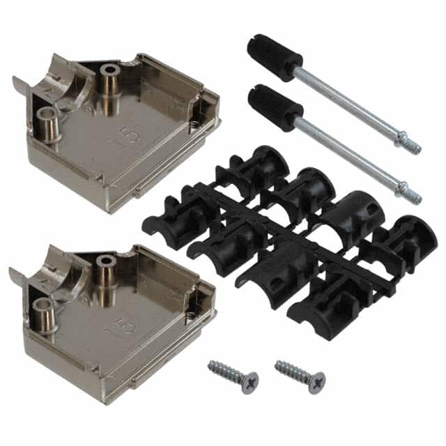 1-2198617-5 CONN BACKSHELL 15POS 180DEG SHLD
