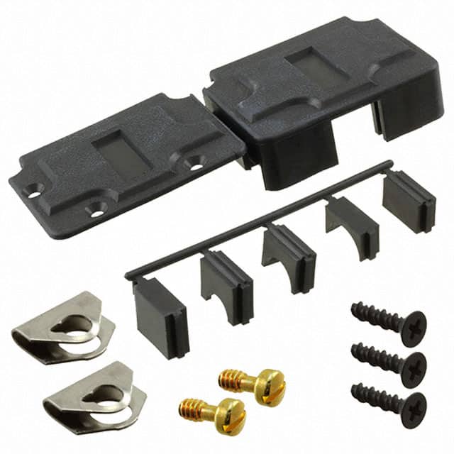 1-5207908-3 CONN BACKSHELL 50P 90/180DEG BLK
