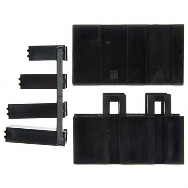 745560-1 CONN BACKSHELL 25POS 180DEG BLK