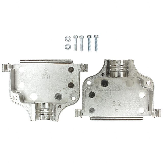 745175-4 CONN BACKSHELL 50POS 180DEG SHLD