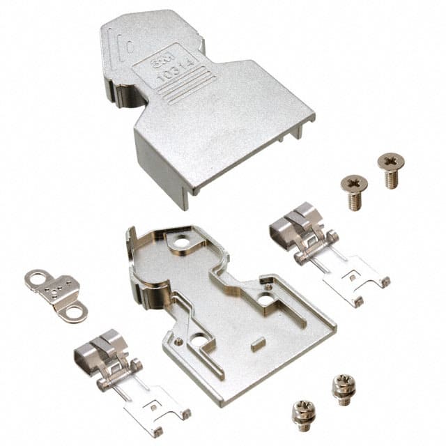 10314-C500-00 CONN BACKSHELL 14POS 60DEG SHLD