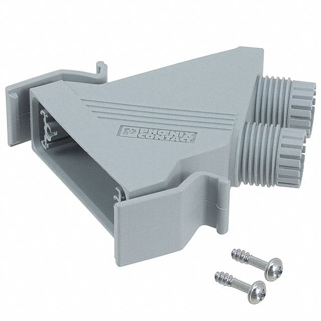 1689792 CONN BACKSHELL 25POS 45DEG GRAY