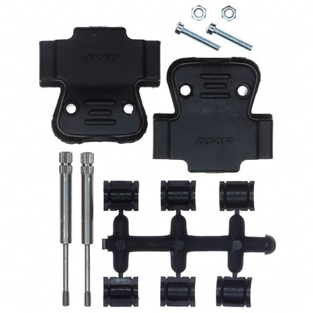 5745122-2 CONN BACKSHELL 15POS 180DEG BLK
