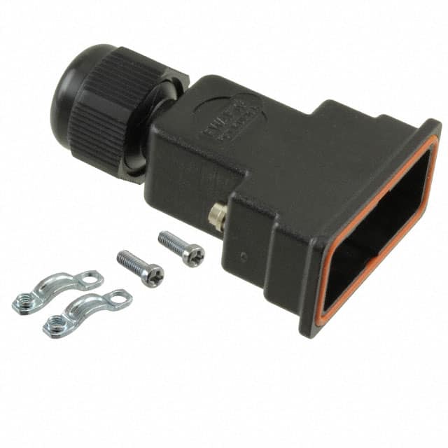 1727040105 CONN BACKSHELL 9POS 180DEG BLACK