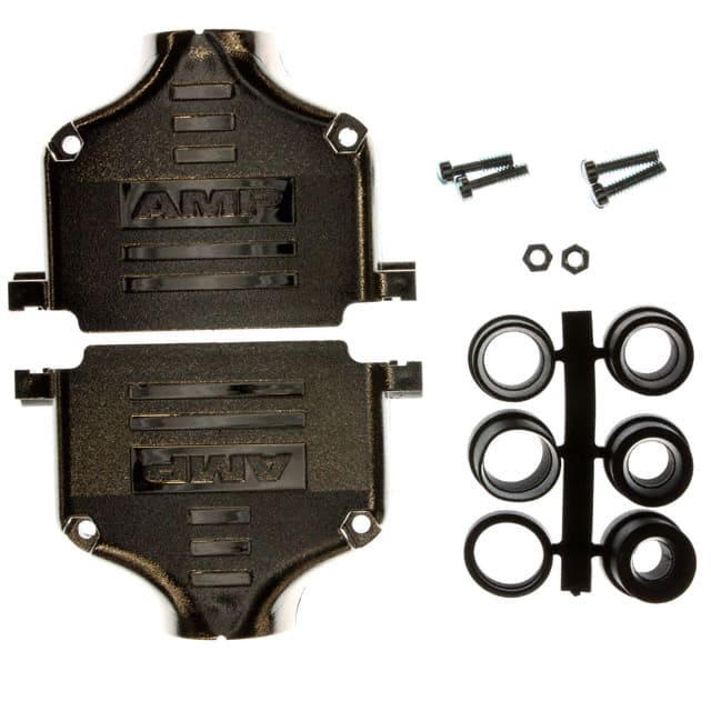 5748677-5 CONN BACKSHELL 50POS 180DEG SHLD