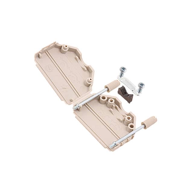 ACOV-SUB-25NB13 CONN BACKSHELL 25POS 180DEG GRAY