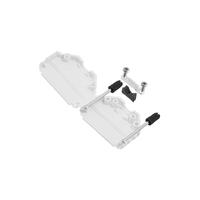 ACOV-SUB-25NB19 CONN BACKSHELL 25POS 180DEG WHT