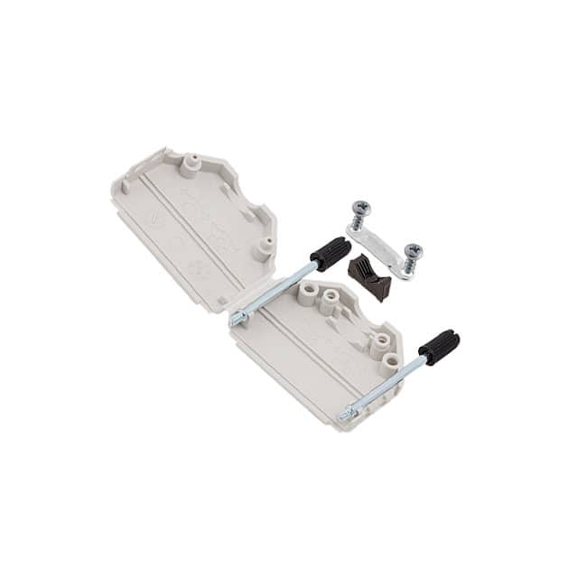 ACOV-SUB-25NB14 CONN BACKSHELL 25POS 180DEG GRAY