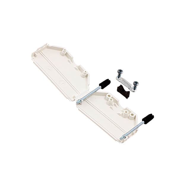 ACOV-SUB-37NB19 CONN BACKSHELL 37POS 180DEG WHT