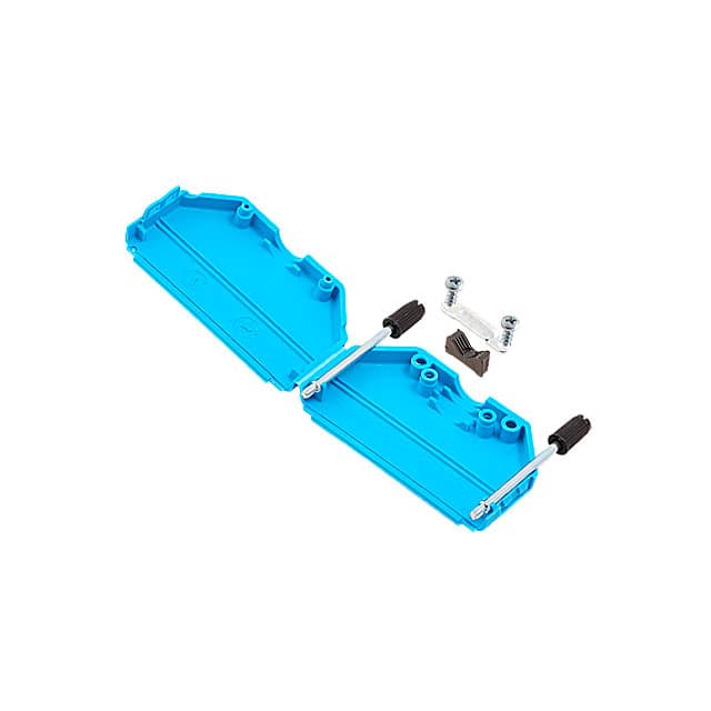 ACOV-SUB-37NB16 CONN BACKSHELL 37POS 180DEG BLUE