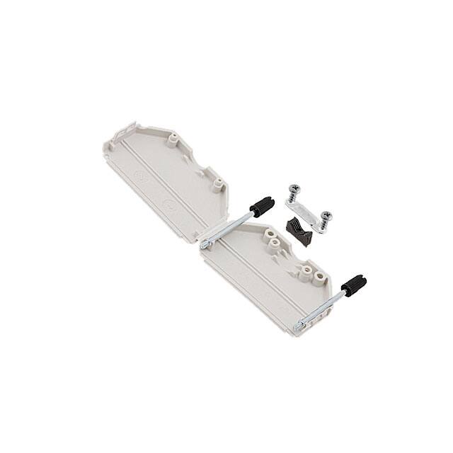 ACOV-SUB-37NB14 CONN BACKSHELL 37POS 180DEG GRAY