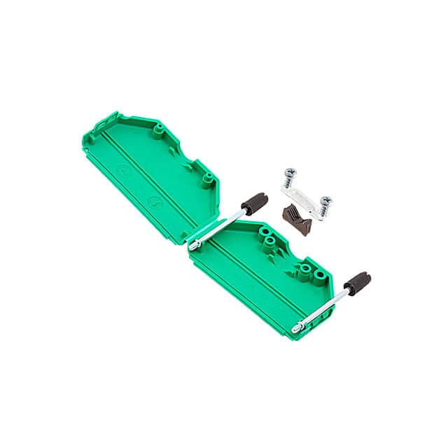 ACOV-SUB-37NB18 CONN BACKSHELL 37P 180DEG GREEN