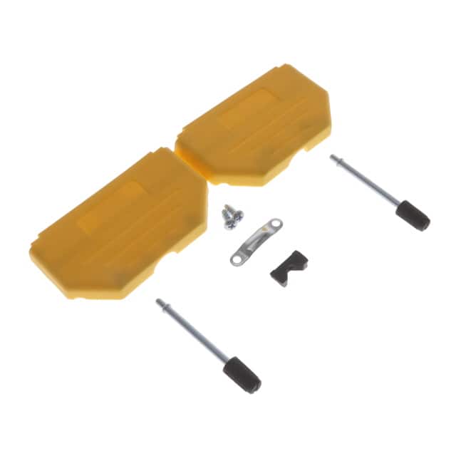 ACOV-SUB-37NB17 CONN BACKSHELL 37POS 180DEG YLW