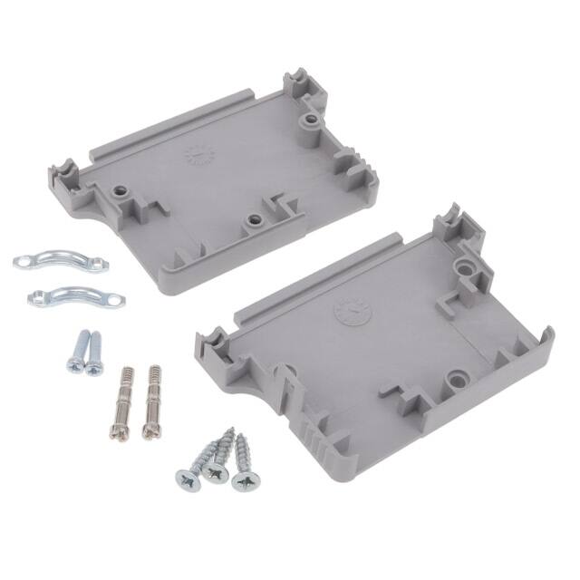 1731110137 CONN BACKSHELL 37P 90/180DEG GRY