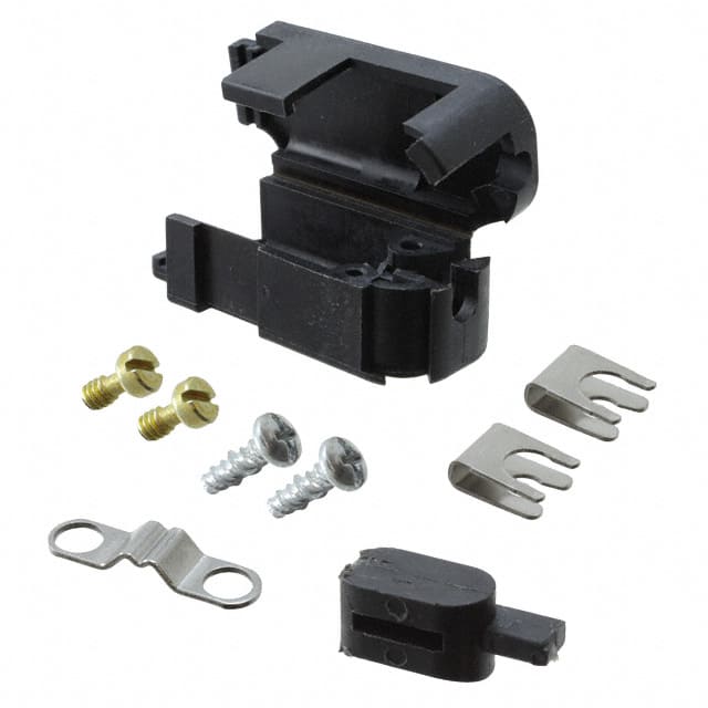 5749914-1 CONN BACKSHELL 9P 120/180DEG BLK