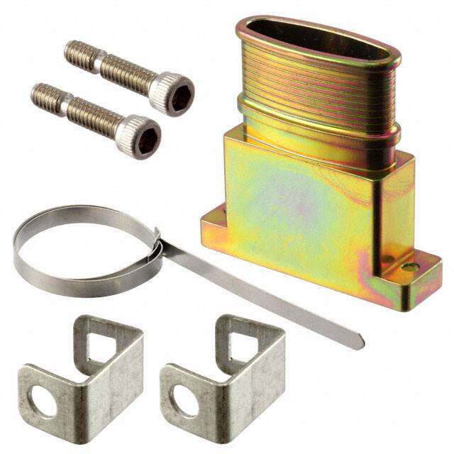 MDM-BT-51TE-SJS-CAD CONN BACKSHELL 51POS 180DEG SHLD