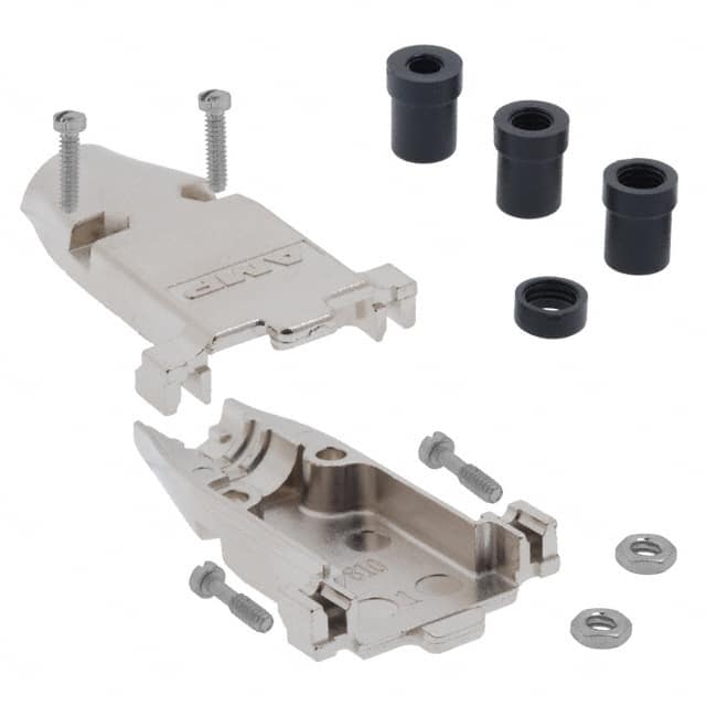 748676-1 CONN BACKSHELL 9POS 180DEG SHLD